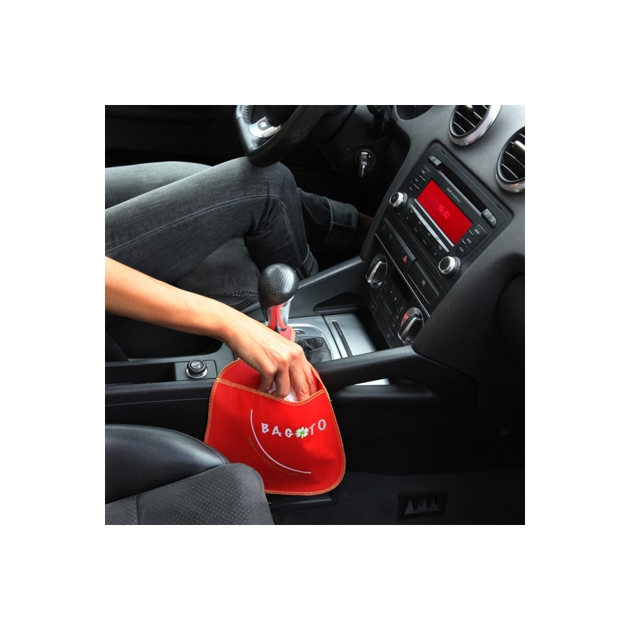 RYMALL Poubelle de voiture magnétique avec couvercle - Poubelle de voiture  - Avec sacs poubelle - Poubelle étanche pour siège arrière de voiture -  Accessoires de voiture : : Auto et Moto